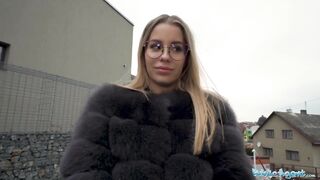 Public Agent Hot looking MILF in Glasses has a perfect body for a hard fast pov fuck