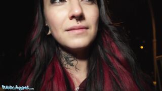 Public Agent Tattoo Babe Sharlotte Thorne Fucked in Boiler Room
