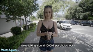 Public Agent Cute Spanish Blonde Lya Missy Fucked in the Forest