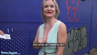 Public Agent Big Tits Blonde Lily Joy Fucked Behind Train Station