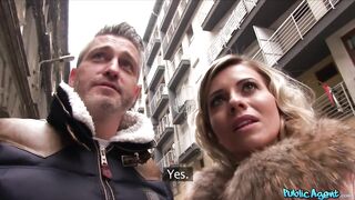 Public Agent Worldclass Wifey Fucks a Stranger while her Husband Waits Outside