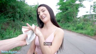 Public Agent Social Influencer Katy Rose Gets Fucked in the Woods
