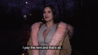 Public Agent Curvy Natural Body Student with Big Natural Boobs Outdoor Fucking