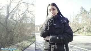 Public Agent Asian babe Alina Crystall Fucks Stranger for Cash
