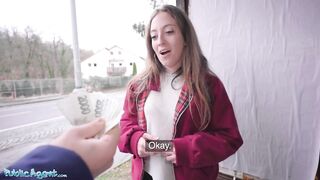 Public Agent Spanish Punk babe Venom Evil fucked in public