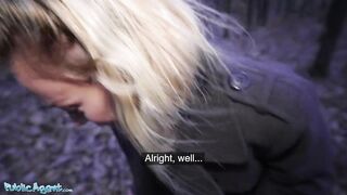 Public Agent Blonde Ozzie Isabelle Deltore fucks to save the bush