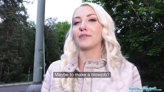 Public Agent Horny tourist Helena Moeller is hungry for Czech cock