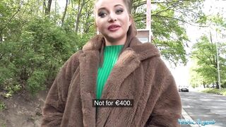 Public Agent Anna Polina gets her perfect boobs out for a fucking