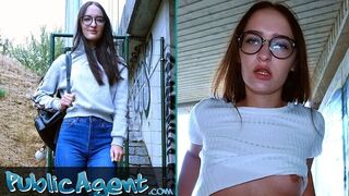 Public Agent Hot Czech body fucked under public bridge after sucking cock