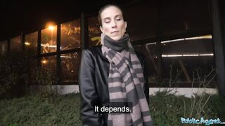 Public Agent Night time outdoor sex at the station