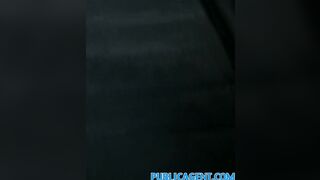 Public Agent Her pussy gets splattered with spunk