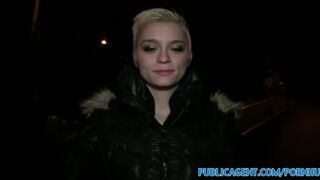 Amateur Big tits fucked near the church