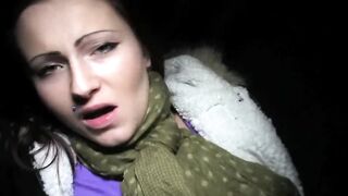 Amateur Straight sex in car in public place