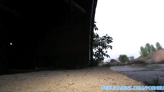 Amateur Katia is take to a shelter and fucked hard by a big cock