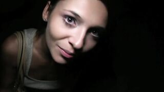 Amateur Smiley brown haired cutie gets paid for sex