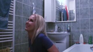 Amateur Fit Young Babe needs a plumber