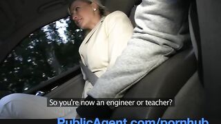 Amateur Blonde Ex-Girlfriend Rides my Cock in my Car