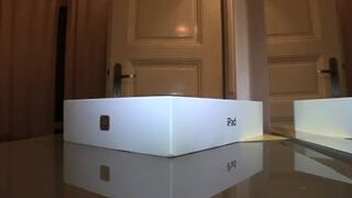 Amateur Blonde with Huge Boobs win iPad
