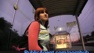 Amateur Lucy Gets my big cock in her behind the train station