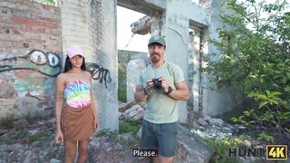 Amateur. Naughty Russian whore doesn’t care about her BF and fucked a stranger in public