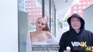 Amateur. Blonde babe Naomi Love is showing off her natural boobs and cheating on her BF in front of h