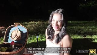 Amateur. Teen Chloe Heart was seduced and her tight pussy was fucked in public in front of her BF