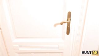 Amateur. Girl is caught naked so she has sex with her boyfriends guest
