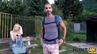Amateur. Stud penetrates snatch of watching mans GF after paying him