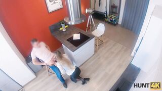 Amateur. With great desire in eyes girl hooks up with potential client