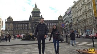 Amateur. Guy accepts money from hunter who wanted to fuck his girlfriend