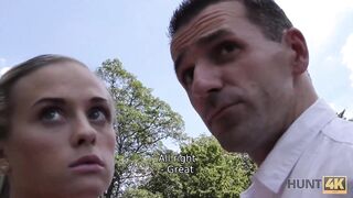 Amateur For money stud agrees to watch how hunter nails his girlfriend