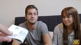 Amateur. Boy cant pay for hotel and he should watch his GF fucking