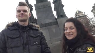 Amateur. Cuckold is watching how slutty girlfriend rides big boner