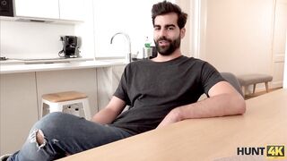 Amateur. Guy cant resist such beautiful girl and pays boyfriend to nail her