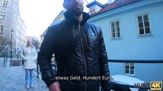 Amateur. Hunter bekommt einen tollen Tittenjob und knallt die Muschi für Geld