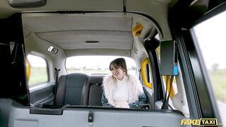 Amateur Taxi Vile Vixen gets bent over the taxi bonnet and fucked hard in her wet dripping pussy