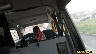 Amateur Taxi Cindy Shine pays for cleaning bill with her pussy