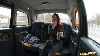 Amateur Taxi Cindy Shine pays for cleaning bill with her pussy