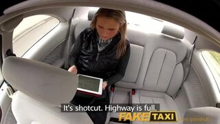 Amateur Posh blonde falls for my out of gas trick