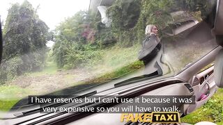 Amateur Posh blonde falls for my out of gas trick